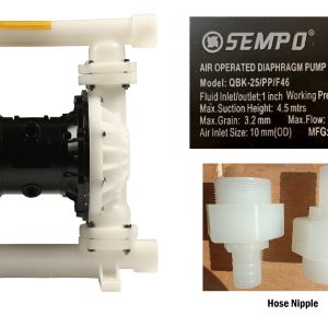 Plastic Diaphragm Pump 1 inch