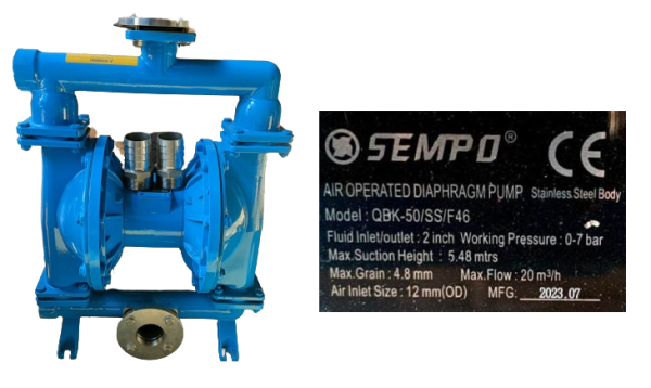 S.S Diaphragm Pump 2 inches