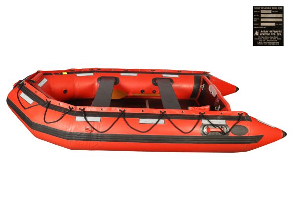 Inflatable workboat in lieu of Rescue boat