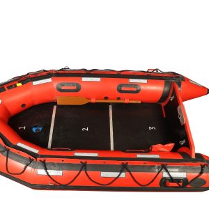 Inflatable workboat in lieu of Rescue boat