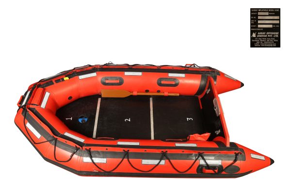 Inflatable workboat in lieu of Rescue boat