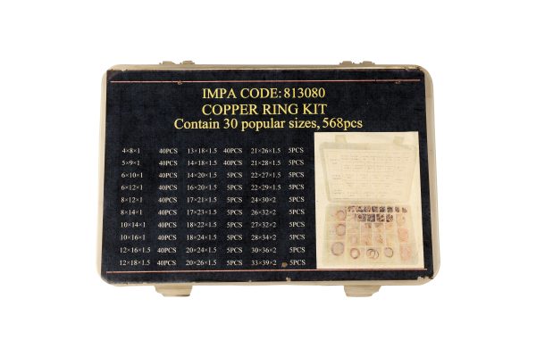 Copper Washer Kit 568 pcs